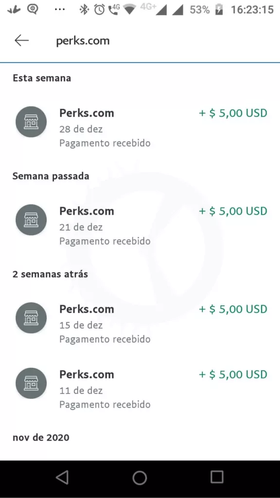 Perks.com, a prova que o Lifepoints funciona e paga mesmo